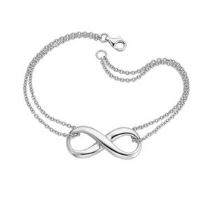 NEW W TAGS Sterling Silver Infinity Bracelet